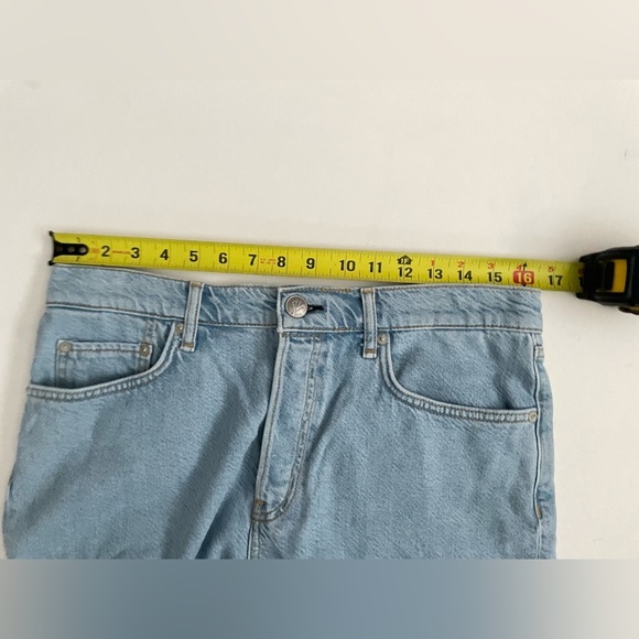 rag & bone Featherweight Maya High-Rise 4" Blossom Relaxed Fit Indigo Jean Short - Picture 9 of 11